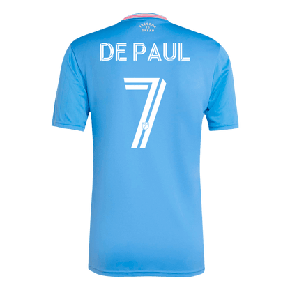 Inter Miami CF DE PAUL #7 Τρίτη Εκτός Έδρας Φανέλα Ποδοσφαίρου 2025