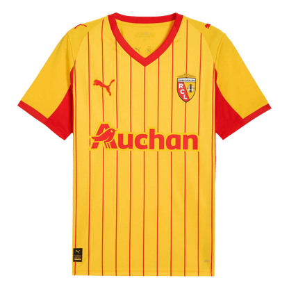 THAUVIN#10 RC Lens Home Soccer Jersey 25/26 Red&Yellow