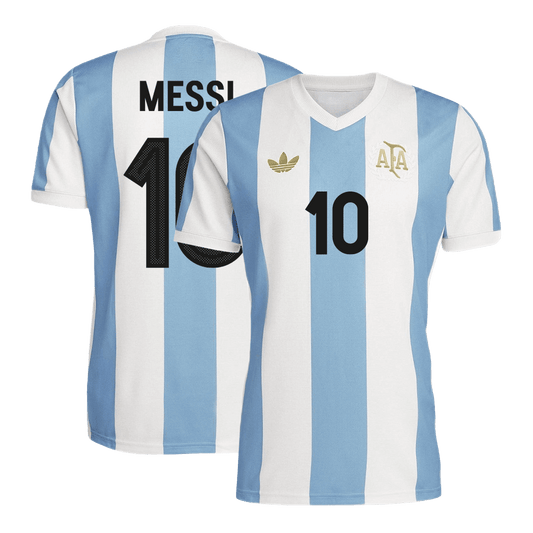 MESSI #10 Προσαρμοσμένη φανέλα φανέλα ποδοσφαίρου Αργεντινής 2024 50η επέτειος