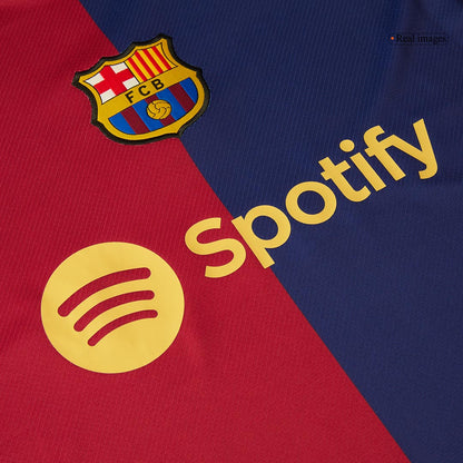 Gift-Barcelona Home Soccer Jersey 2024/25