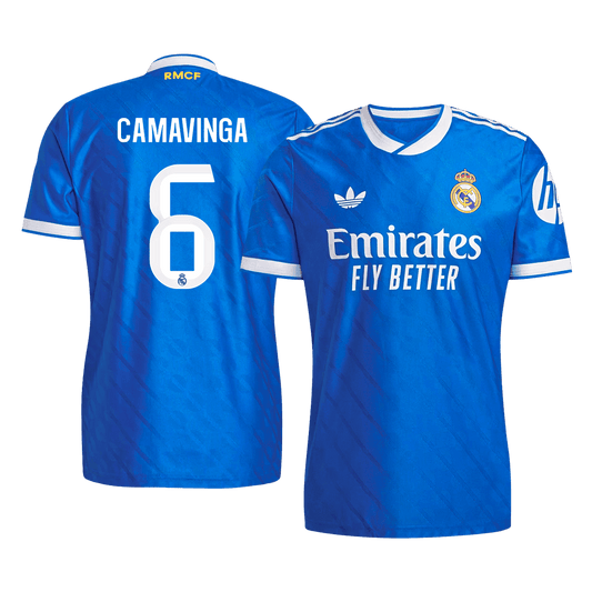 Ρεάλ Μαδρίτης φανέλα 3η φανέλα 2025/26 CAMAVINGA #6 - Match Version