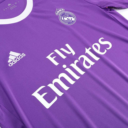 RONALDO #7 Real Madrid Retro Jersey Away Long Sleeve Soccer Shirt 2016/17