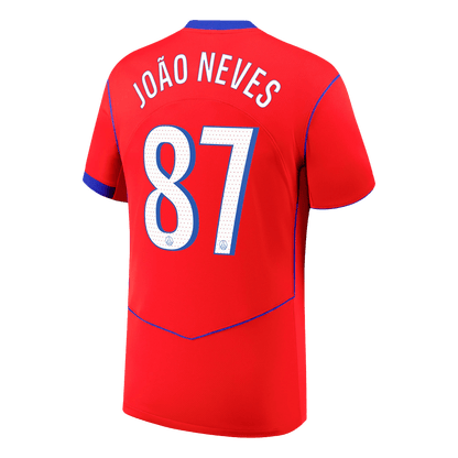 PSG φανέλα 3η φανέλα 2025/26 JOÃO NEVES #87