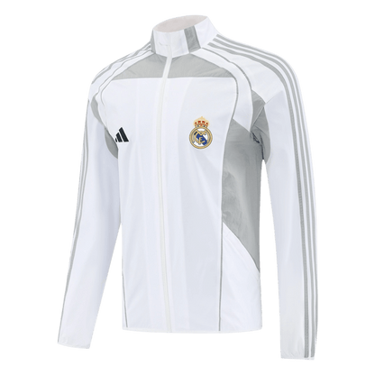 Real Madrid Windbreaker Jacket 2025/26 - White