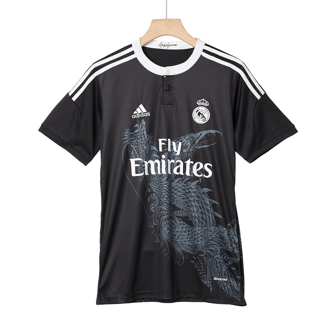SERGIO RAMOS #4 Retro Real Madrid Jersey Third Away Soccer Shirt 2014/15
