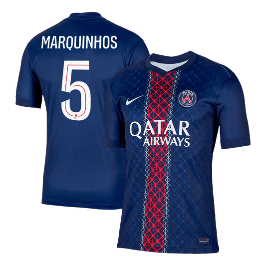 ΜΑΡΚΙΝΙΟΣ #5 Φανέλα Ποδοσφαίρου PSG Εντός Έδρας 2025/26