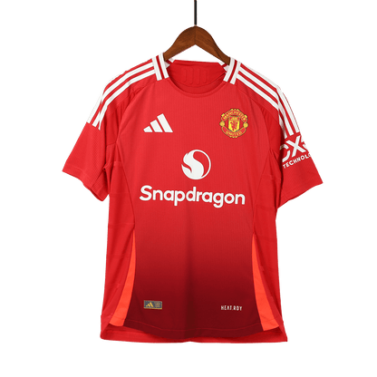 Authentic GARNACHO #17 Soccer Jersey Manchester United Home Shirt 2024/25