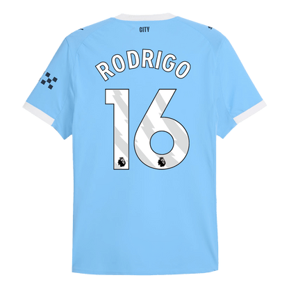 RODRIGO #16 Αυθεντική φανέλα ποδοσφαίρου Manchester City 2025/26 Μπλε