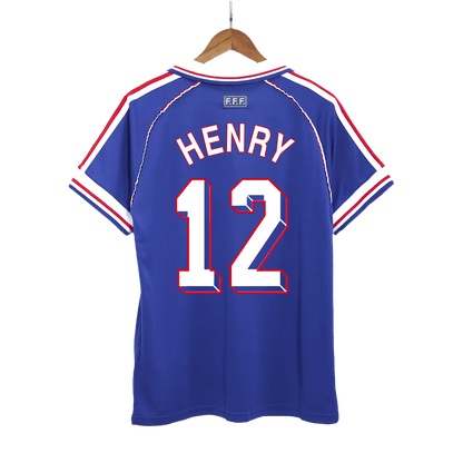 Ρετρό φανέλα με το Νο 12, HENRY, εντός έδρας Γαλλίας 1998