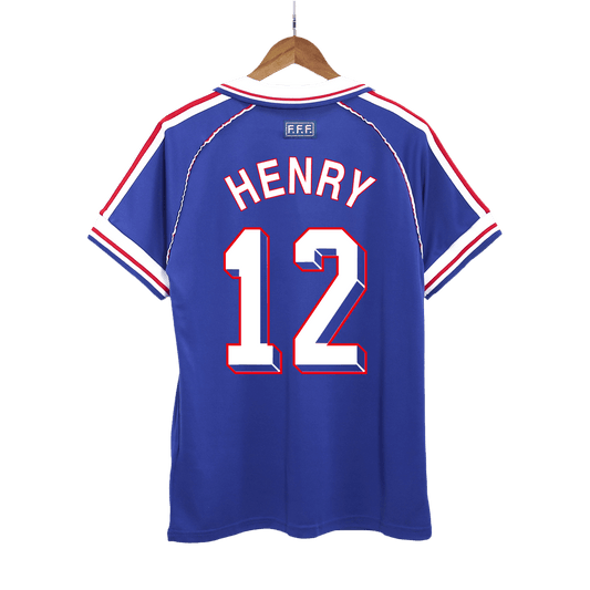 Ρετρό φανέλα με το Νο 12, HENRY, εντός έδρας Γαλλίας 1998