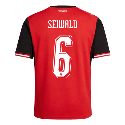 SEIWALD#6 Austria Home Soccer Jersey World Cup 2026 Red