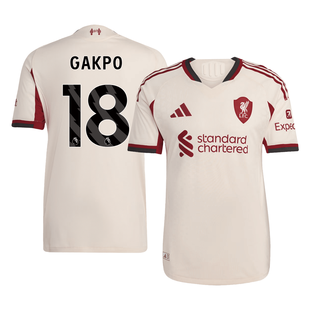 Λίβερπουλ φανέλα Εκτός 2025/26 GAKPO #18 - Match Version