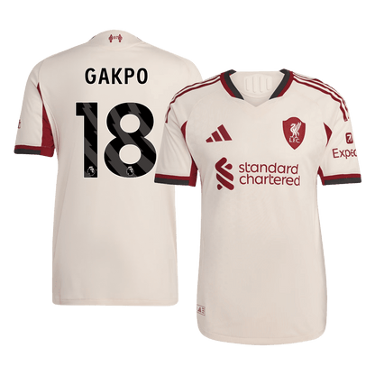 Λίβερπουλ φανέλα Εκτός 2025/26 GAKPO #18 - Match Version