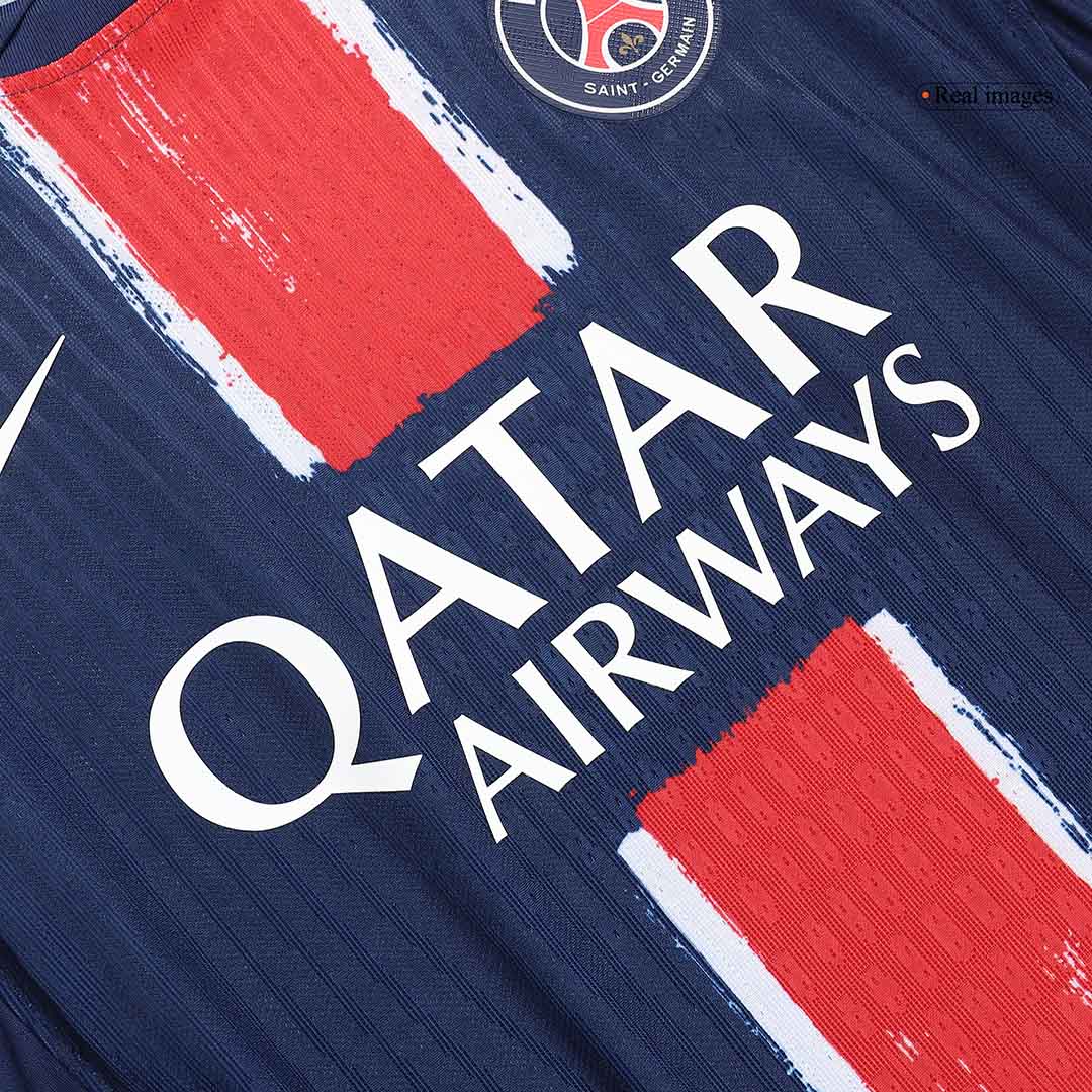 Authentic CHAMPIONS #25 Soccer Jersey PSG Home Shirt 2024/25 CHAMPIONS OF EUROPE