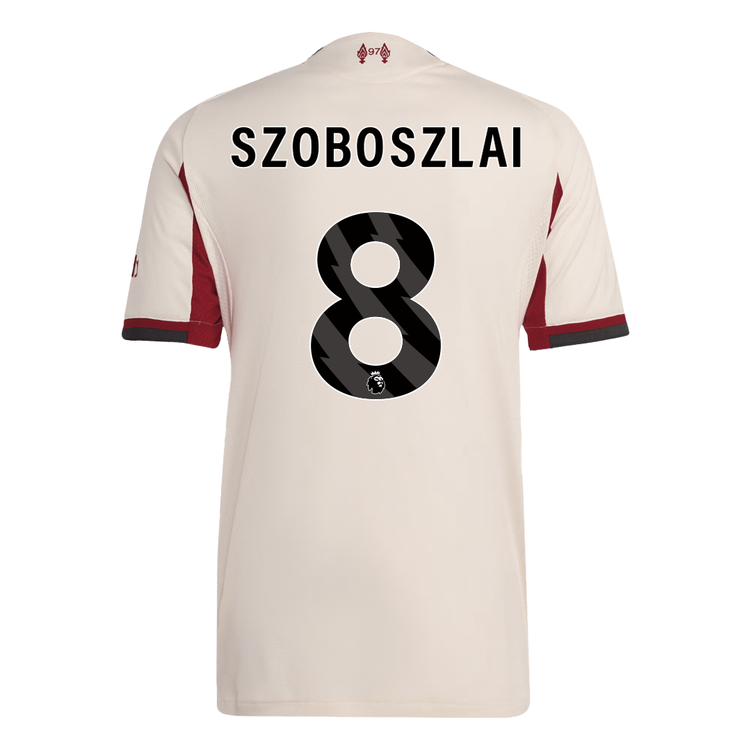 Λίβερπουλ φανέλα Εκτός 2025/26 SZOBOSZLAI #8 - Match Version