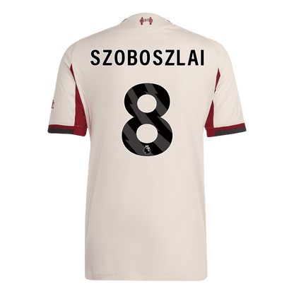 Λίβερπουλ φανέλα Εκτός 2025/26 SZOBOSZLAI #8 - Match Version