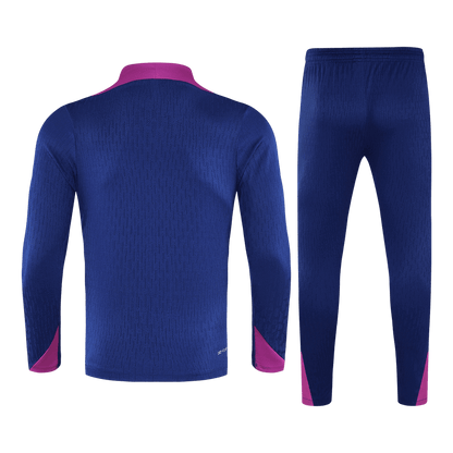 Barcelona 1/4 Zip Tracksuit 2025/26 Navy