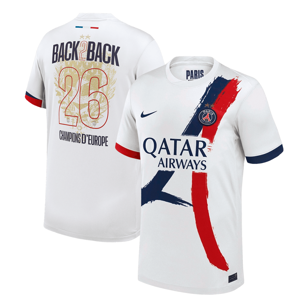 PSG φανέλα Εκτός 2024/26 Champions of Europe #26