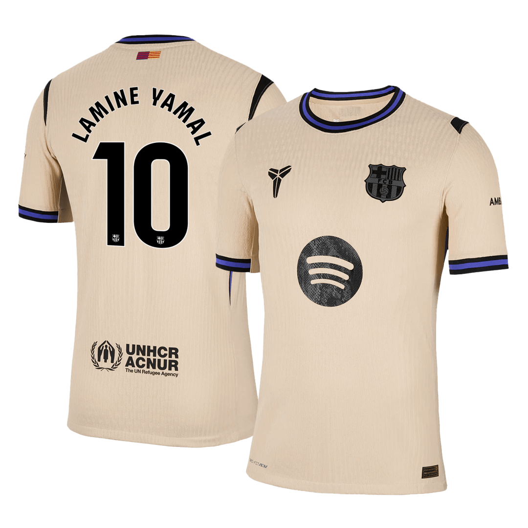 Μπαρτσελόνα φανέλα Εκτός 2025/26 LAMINE YAMAL #10 - Match Version
