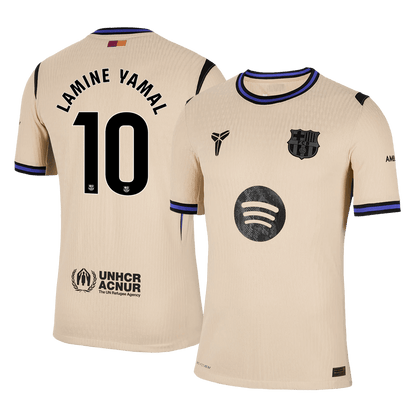 Μπαρτσελόνα φανέλα Εκτός 2025/26 LAMINE YAMAL #10 - Match Version