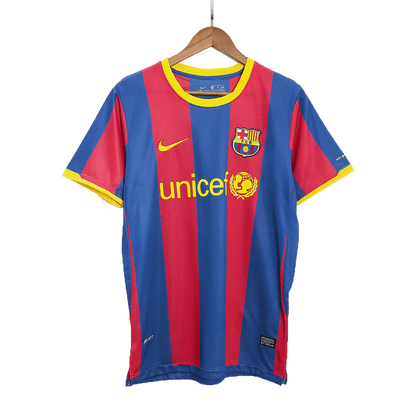 Retro Jersey DAVID VILLA #7 Barcelona Retro Jersey Home Soccer Shirt 2010/11