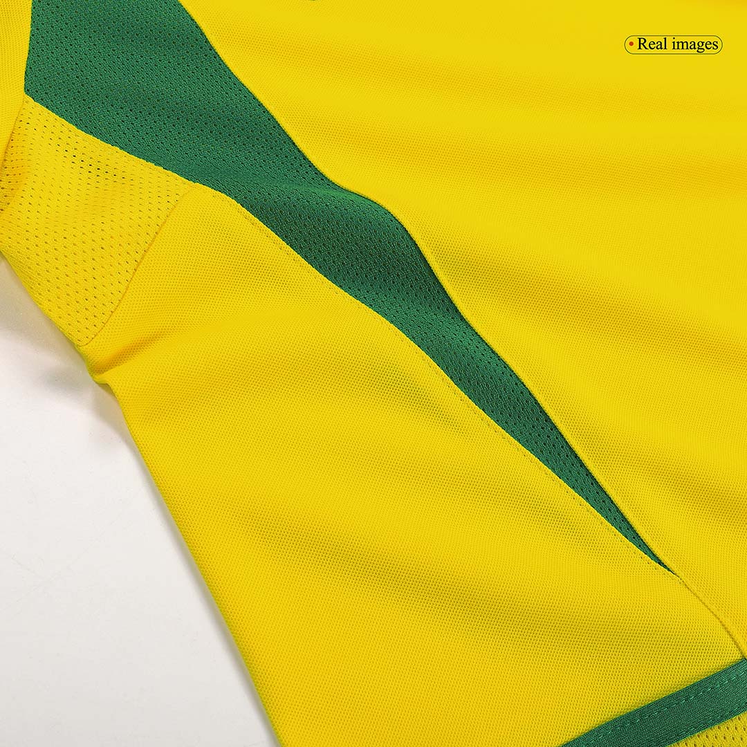 Retro RONALDINHO #11 2002/03 Brazil Home Soccer Jersey